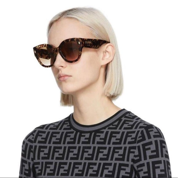Fendi Accessories - Fendi Sunglasses New Authentic Cat-eye Logo